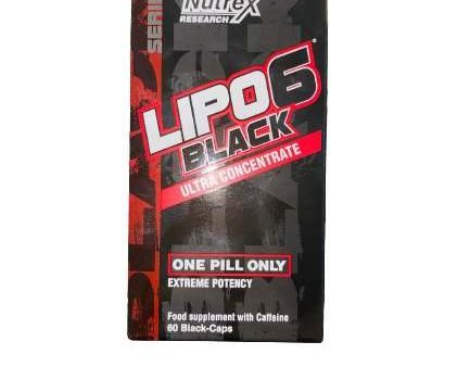 Nutrex Lipo-6 Black Ultra Concentrate, Extreme Potency - 60 black caps Online