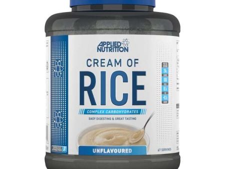 Applied Nutrition Cream of Rice, Unflavoured - 2000 grams For Sale