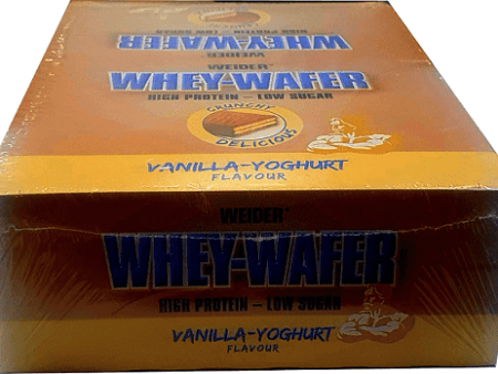 Weider Whey-Wafer, Vanilla Yoghurt - 12 x 35g Online now