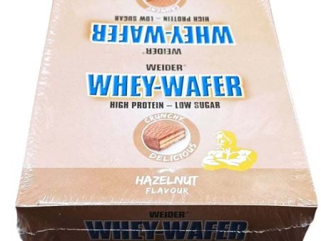 Weider Whey-Wafer, Hazelnut - 12 x 35g Sale