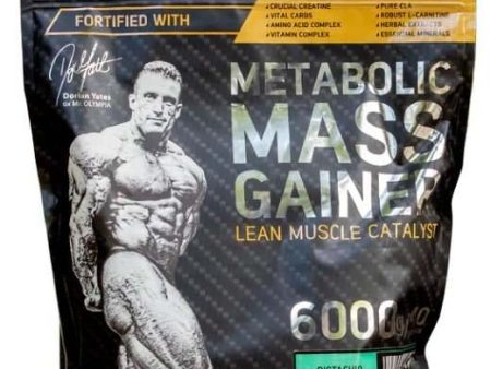 Dorian Yates Metabolic Mass Gainer, Pistachio - 6000 grams For Cheap