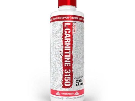 5% Nutrition Liquid L-Carnitine 3150 - Legendary Series, Watermelon - 473 ml Online now