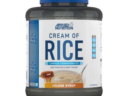 Applied Nutrition Cream of Rice, Golden Syrup - 2000 grams Discount