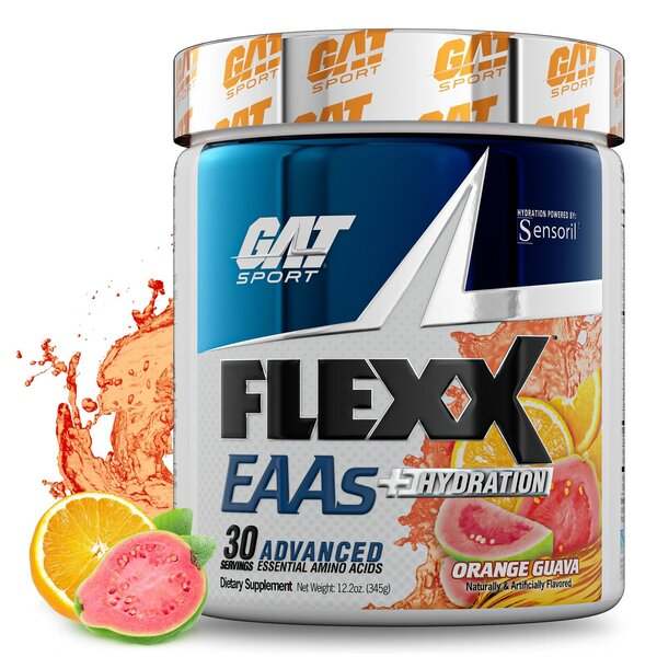 GAT Flexx EAAs + Hydration, Orange Guava - 345 grams Supply