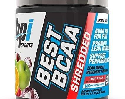 BPI Sports Best BCAA Shredded, Fruit Punch - 275 grams Online now