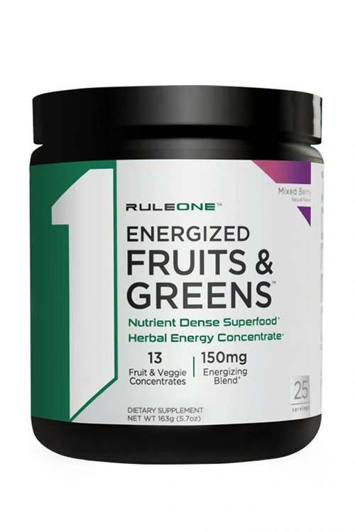 Rule One Energized Fruits & Greens, Mixed Berry - 163 grams Online Hot Sale