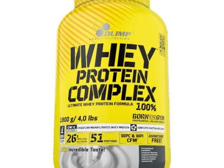 Olimp Nutrition Whey Protein Complex 100%, Cookies Cream - 1800 grams Fashion