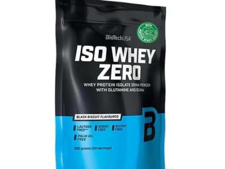 BioTechUSA Iso Whey Zero, Black Biscuit - 500 grams on Sale