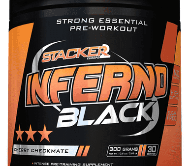 Stacker2 Europe Inferno Black, Cherry Checkmate - 300 grams on Sale