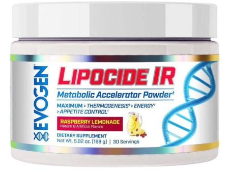 Evogen Lipocide IR, Raspberry Lemonade - 168 grams Sale