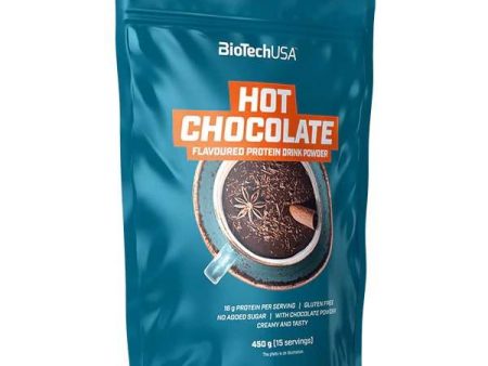 BioTechUSA Hot Chocolate Protein Drink Powder - 450 grams Hot on Sale