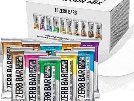 BioTechUSA Zero Bar, KIT Flavour Mix - 10 x 50g Fashion