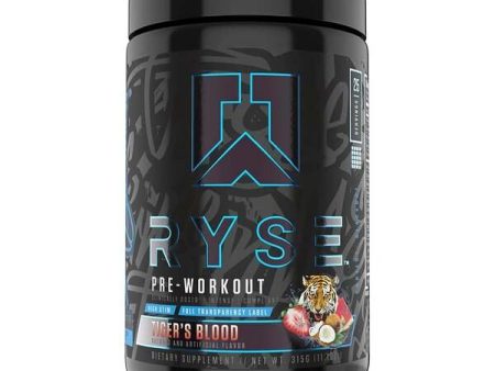 RYSE Pre-Workout - Project Blackout, Tiger s Blood - 315 grams For Discount