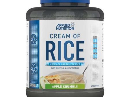 Applied Nutrition Cream of Rice, Apple Crumble - 2000 grams on Sale