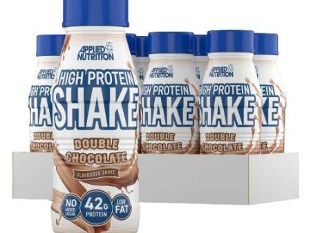 Applied Nutrition High Protein Shake, Double Chocolate - 8 x 500 ml Fashion