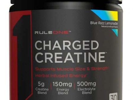 Rule One Charged Creatine, Blue Razz Lemonade - 270 grams Hot on Sale