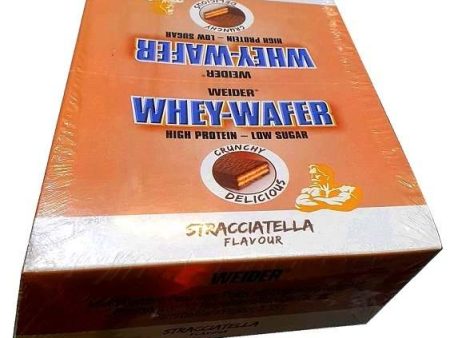 Weider Whey-Wafer, Stracciatella - 12 x 35g on Sale