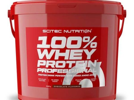 SciTec 100% Whey Protein Professional, Chocolate Cookies & Cream - 5000 grams For Sale