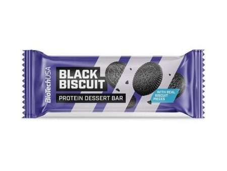 BioTechUSA Protein Dessert Bar, Black Biscuit - 20 x 50g Cheap