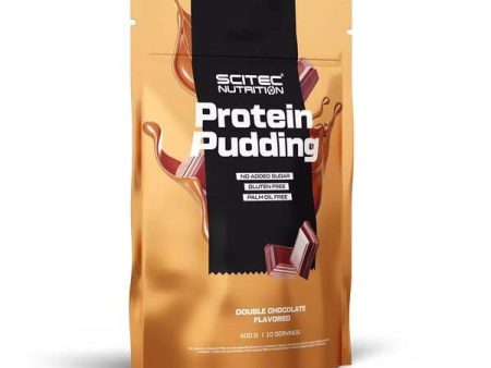 SciTec Protein Pudding (Bag), Double Chocolate - 400 grams Fashion