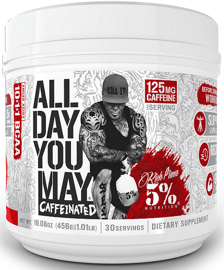 5% Nutrition AllDayYouMay Caffeinated - Legendary Series, Fruit Punch - 456 grams Hot on Sale