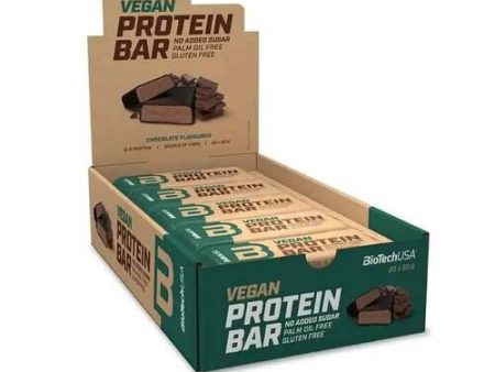 BioTechUSA Vegan Protein Bar, Chocolate - 20 x 50g Online Sale