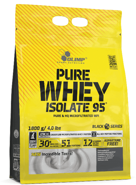 Olimp Nutrition Pure Whey Isolate 95, Vanilla Ice Cream - 1800 grams Fashion