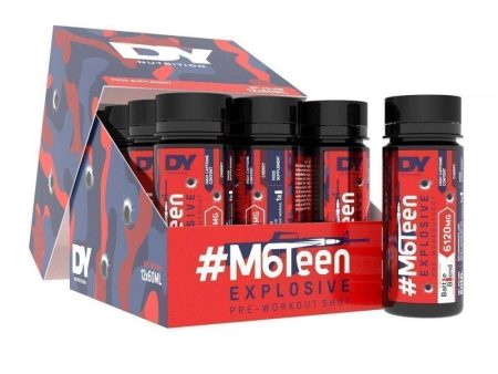 Dorian Yates #M6Teen Explosive Pre-Workout Shot, Mojito - 12 x 60ml Fashion