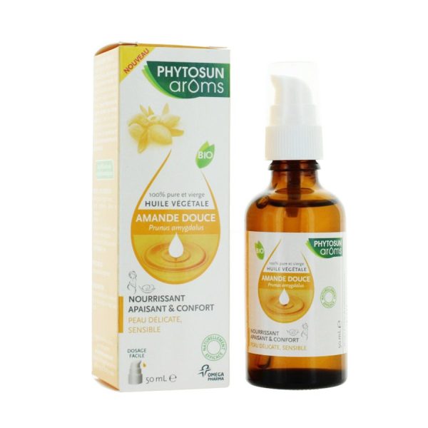 Sweet Almond Vegetable Oil Delicate Skin Bioes 50ml Phytosun Aroms For Discount