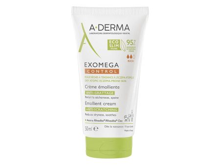 Emollient anti-scratch cream 50ml Exomega Control Dry skin prone to atopic eczema A-Derma For Discount