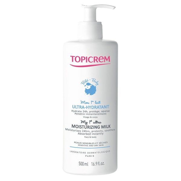 Topicrem Baby My 1 St Moisturising Milk 500ml Bébé Peaux Sensibles Et Seches Topicrem Discount