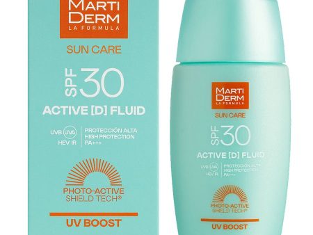 Active (D) Face Fluid SPF30 50ml Sun Care All Skin Types Martiderm Online Hot Sale