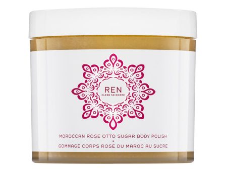 Sugar Body Scrubs 330ml Rose du Maroc REN Clean Skincare Online now