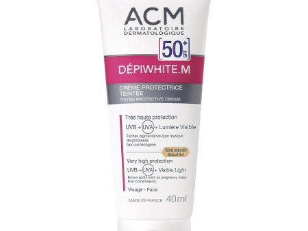 Acm Depiwhite.mreinforced Protection Against Visible Light Spf50+ Golden Tint 40ml Depiwhite.M Acm Online Sale