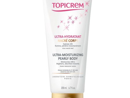 Ultra- Moisturizing Sparkling Body Milk Sensitive Skins 200ml Ultra-Hydratant Peaux Sensibles Et Seches Topicrem For Sale