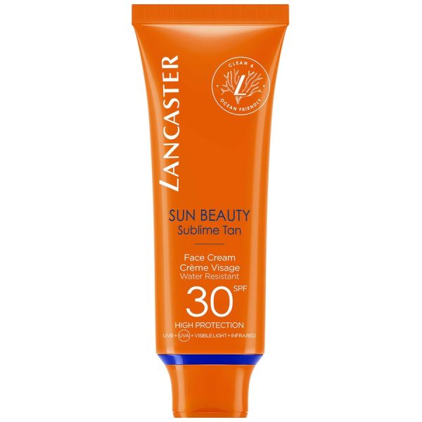 Velvet Luminous Tan Face Cream SPF30 50 ml Sun Beauty Lancaster Online Hot Sale