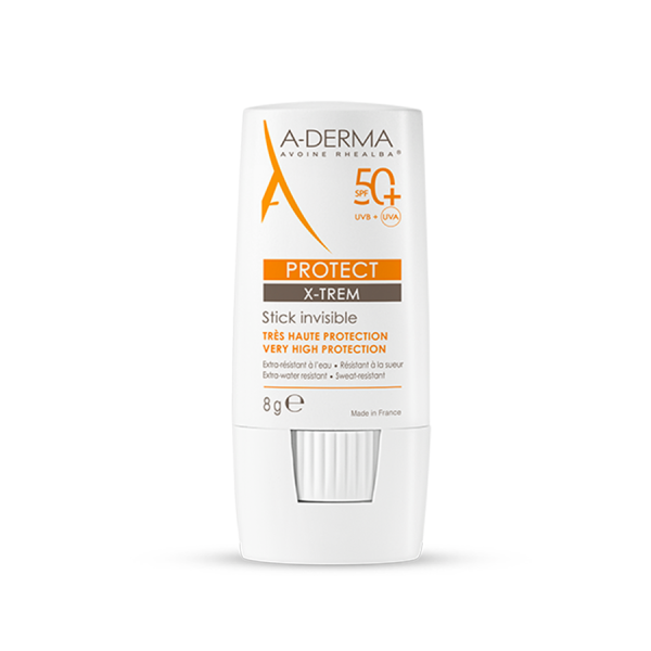 Spf50+ very high Protection Invisible Stick 8g Protect Xtrem Sun Fragile Skin A-Derma Fashion