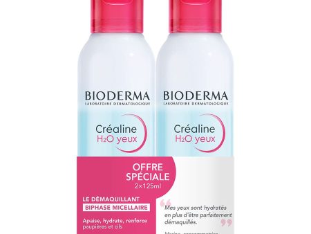 Two-phase make-up remover 2x125ml Eyes & Lips Bioderma For Cheap