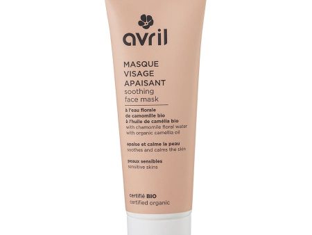 Soothing mask with organic chamomile floral water 50ml Sensitive skin Avril on Sale