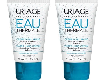 Uriage Creme D eau Dry Hand Cream X 2 2x50ml Eau thermale et Hydratation Uriage on Sale