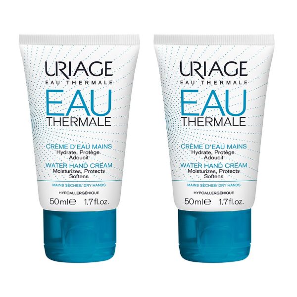 Uriage Creme D eau Dry Hand Cream X 2 2x50ml Eau thermale et Hydratation Uriage on Sale