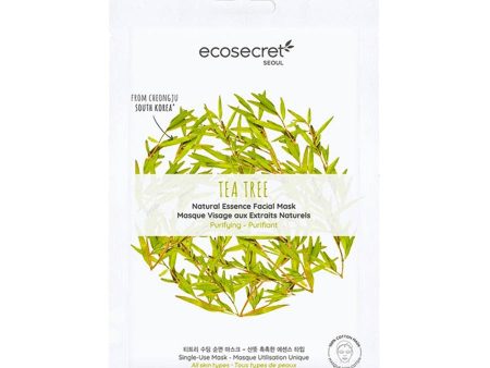 Tea Tree Natural Essence Facial Mask Seoul 20ml Eco Secret Online