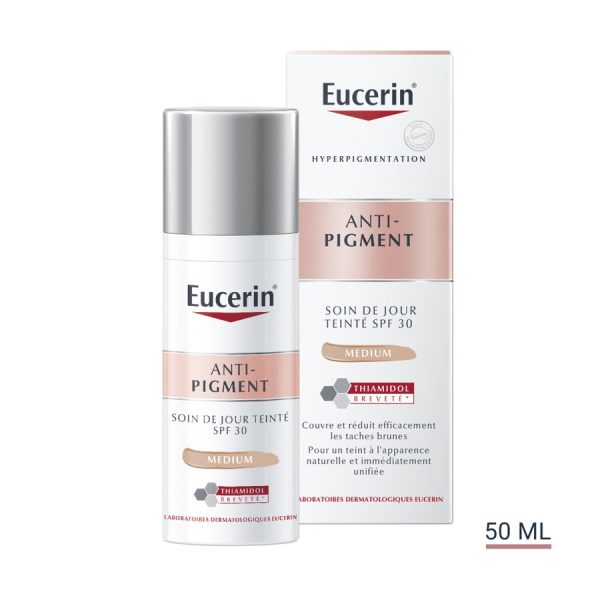 Tinted Medium Day Cream SPF30 50ml Anti-Pigment Eucerin Hot on Sale