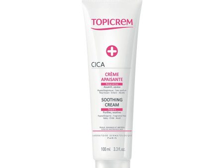 Topicrem Cica Repair Soothing Cream Irritated Skins 100ml Cica Peaux Irritees Topicrem For Cheap