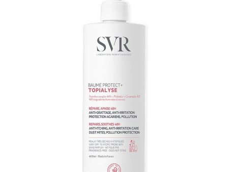 Soothes, repairs and protects 400ml Topialyse BAUME PROTECT+ All skin with an atopic tendency Svr on Sale