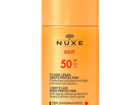 SPF50 Light Fluid 50ml Sun Normal to Combination Skin Nuxe Fashion