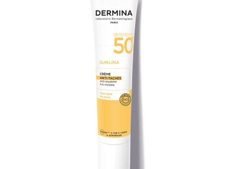 Anti-pigmentation Sunscreen Cream SPF50+ 40ml Sunlina Dermina Online Hot Sale