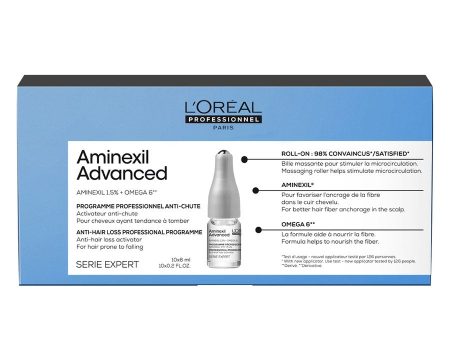 Anti-Hair Loss Treatment 10x6ml Aminexil Advanced L Oréal Professionnel on Sale