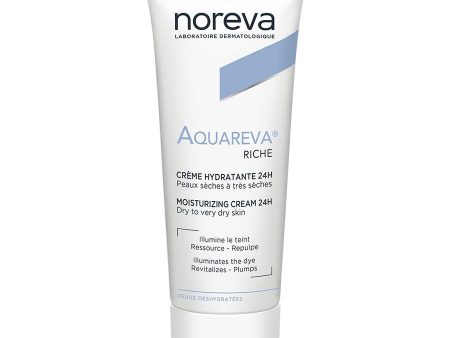 24h Moisturising Cream 40ml Aquareva Rich Texture Noreva For Sale