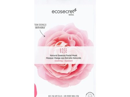 Soothing Face Masks With Natural Rose Extracts 20ml Eco Secret Sale